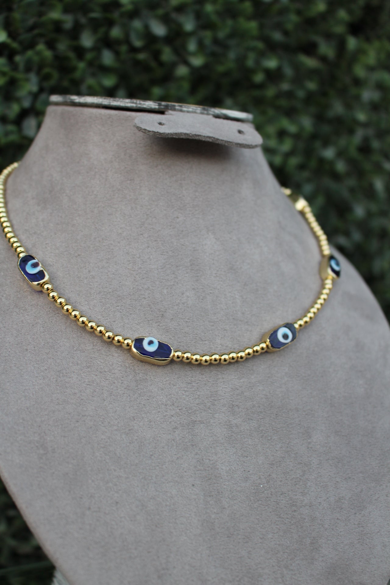 Chocker Ojos Azul Rey