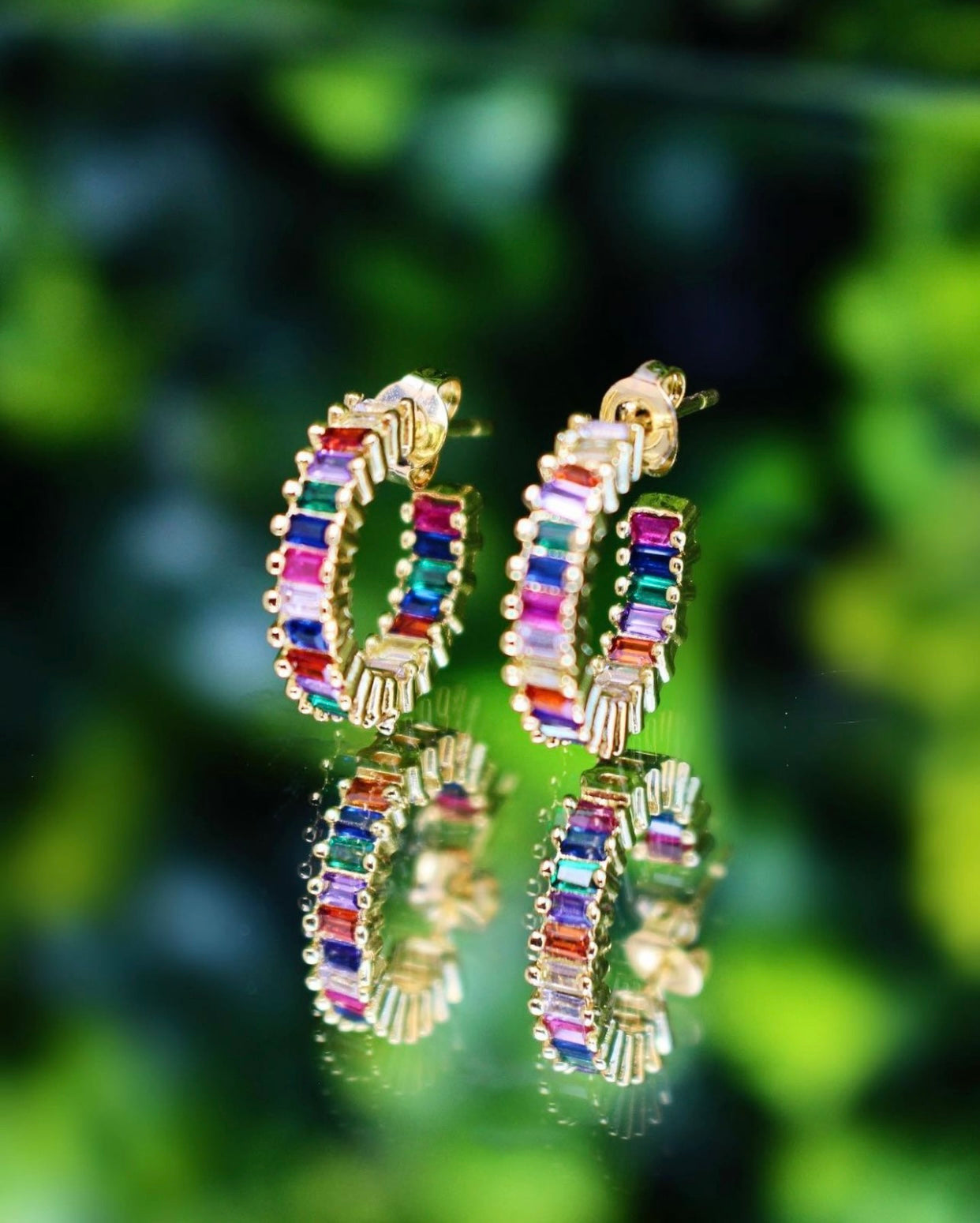 Mini Arracadas Rainbow