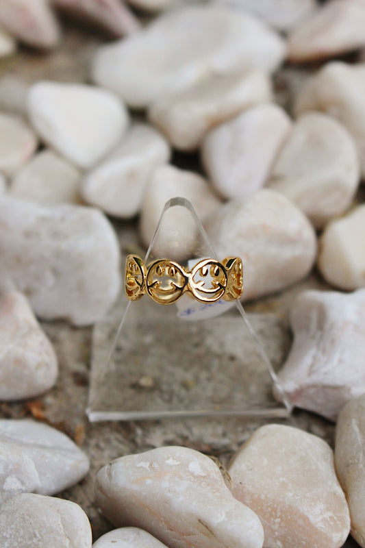 Anillo Caritas Doradas