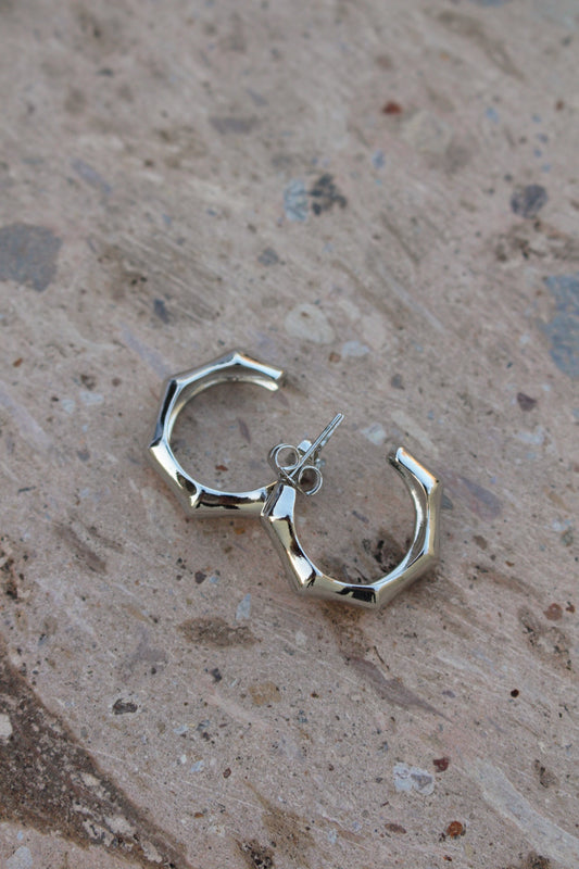 Arracadas Rodas Plateadas