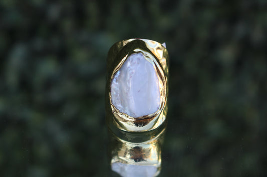 Anillo Piedra Beige