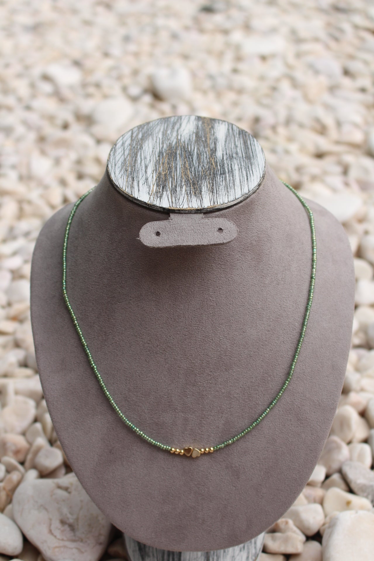 Collar Verde Tornasol Mini