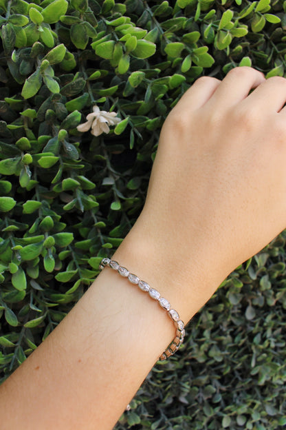 Pulsera Bolitas con Zirconia