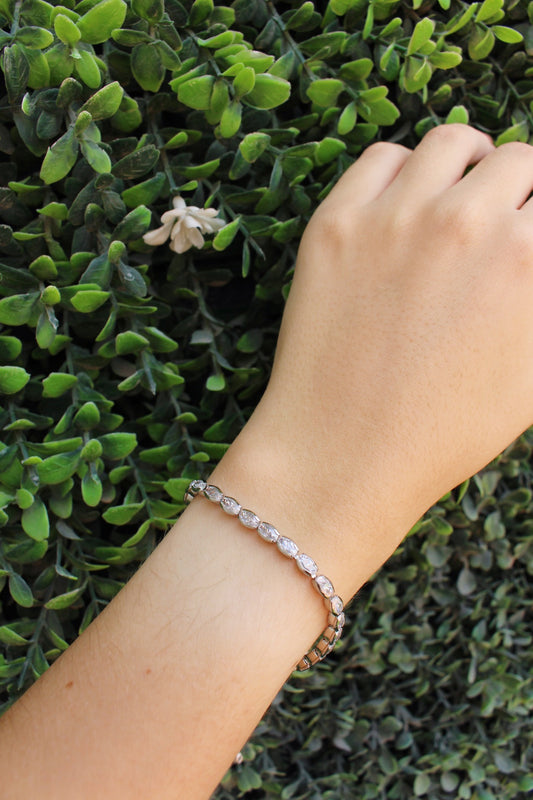 Pulsera Bolitas con Zirconia