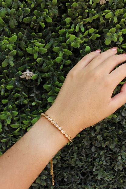 Pulsera Bolitas con Zirconia