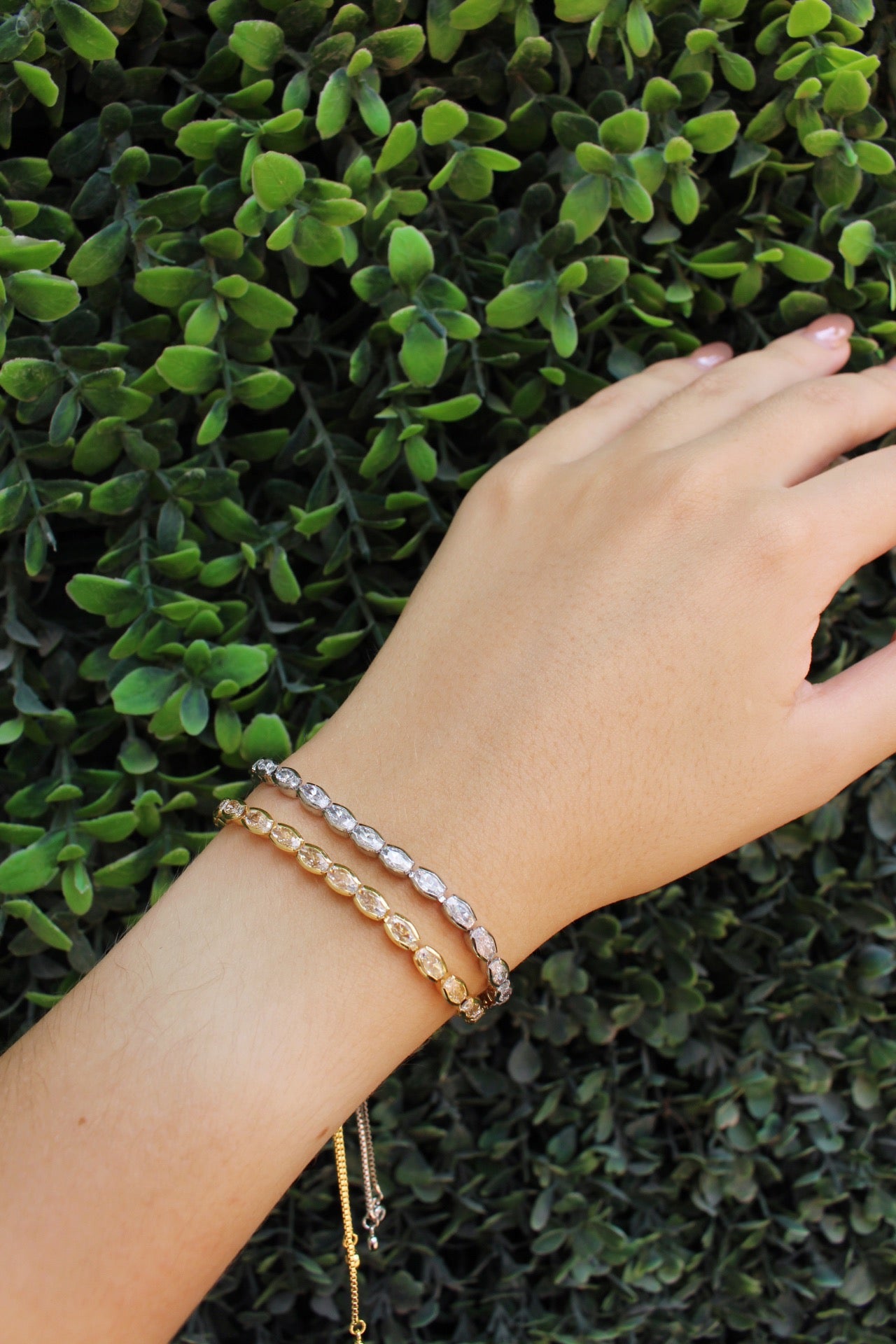 Pulsera Bolitas con Zirconia