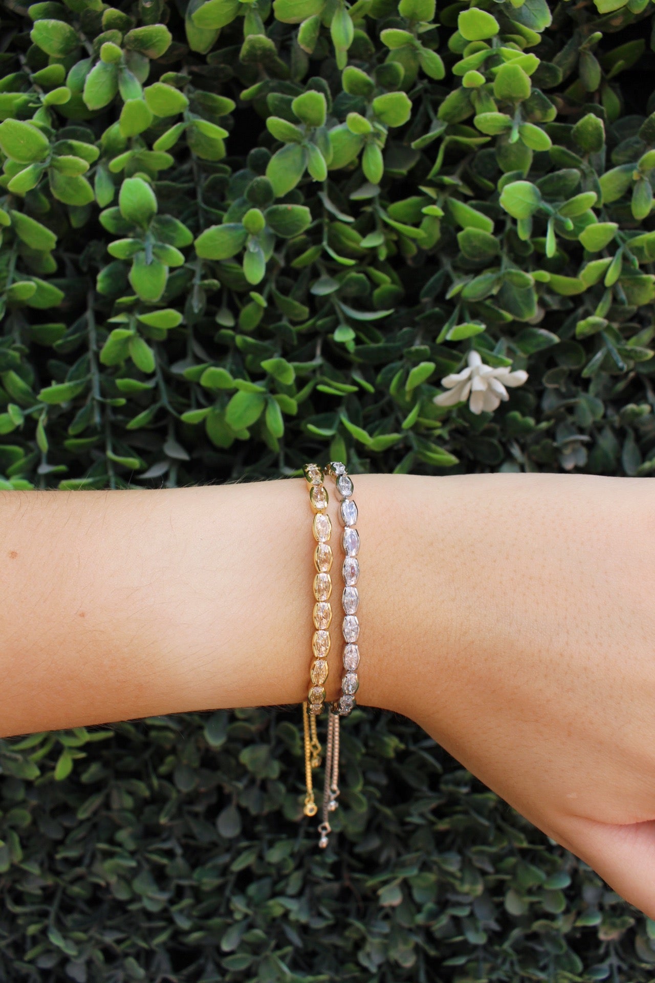 Pulsera Bolitas con Zirconia