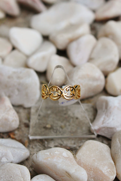 Anillo Caritas Doradas