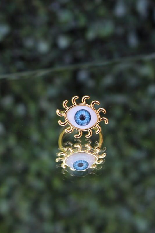 Anillo Ojo Turco Sol