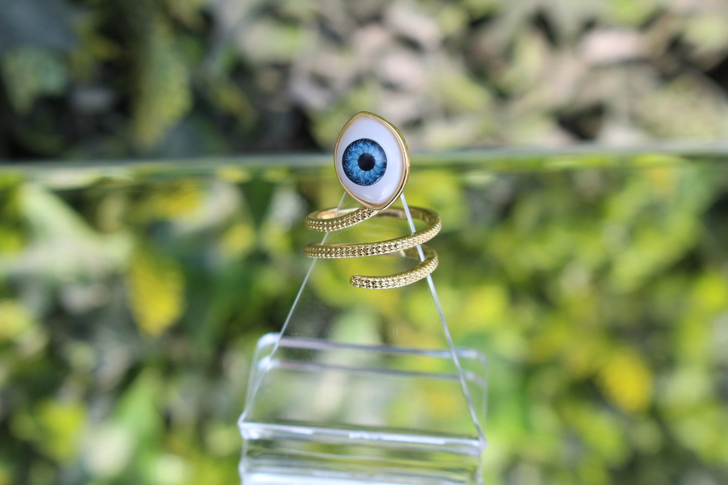 Anillo Ojo Turco Largo