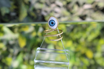 Anillo Ojo Turco Largo