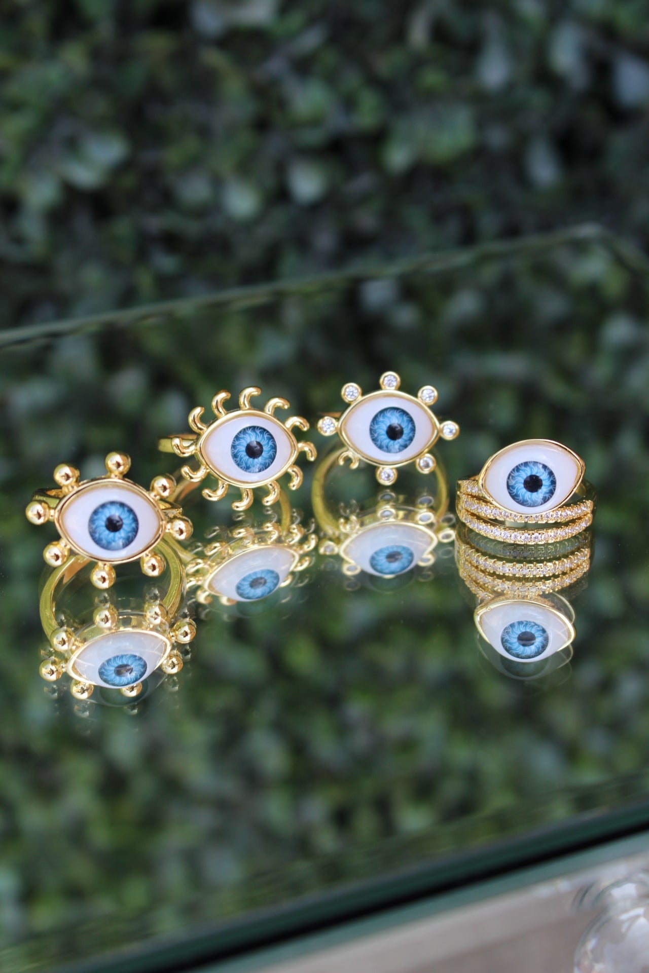 Anillo Ojo Turco Sol