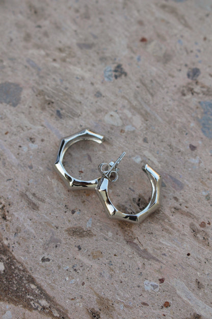 Arracadas Rodas Plateadas