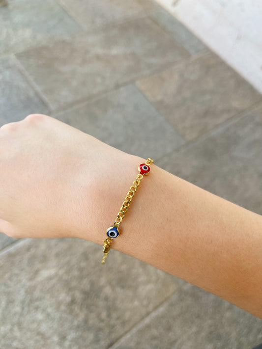 Pulsera 3 Ojos Colores