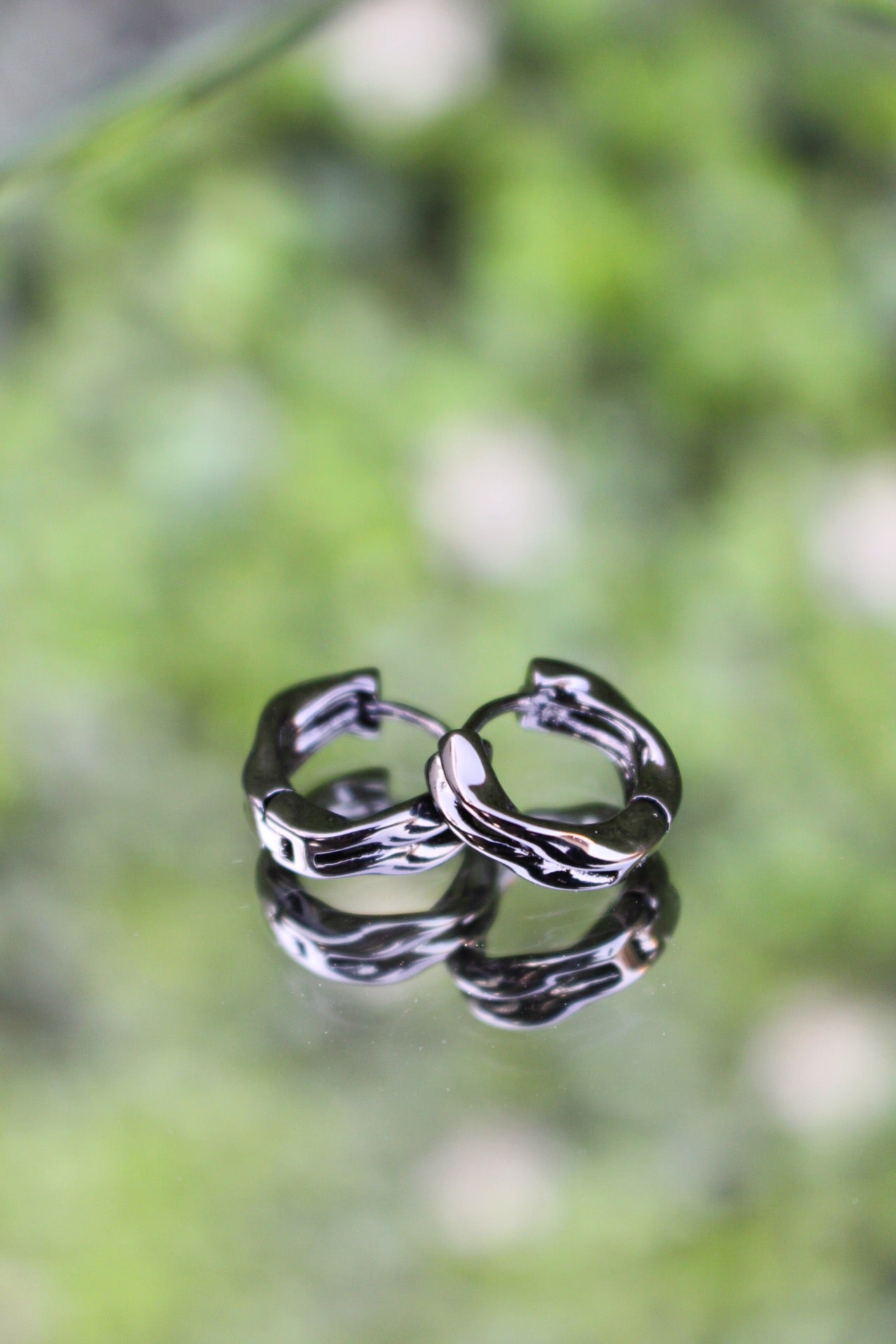 Arracadas Negras Sencillas